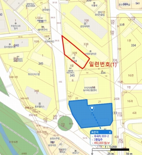 2025타경10070 경상북도 영덕군 영덕읍 우곡리 339-3 대지 경매 이미지