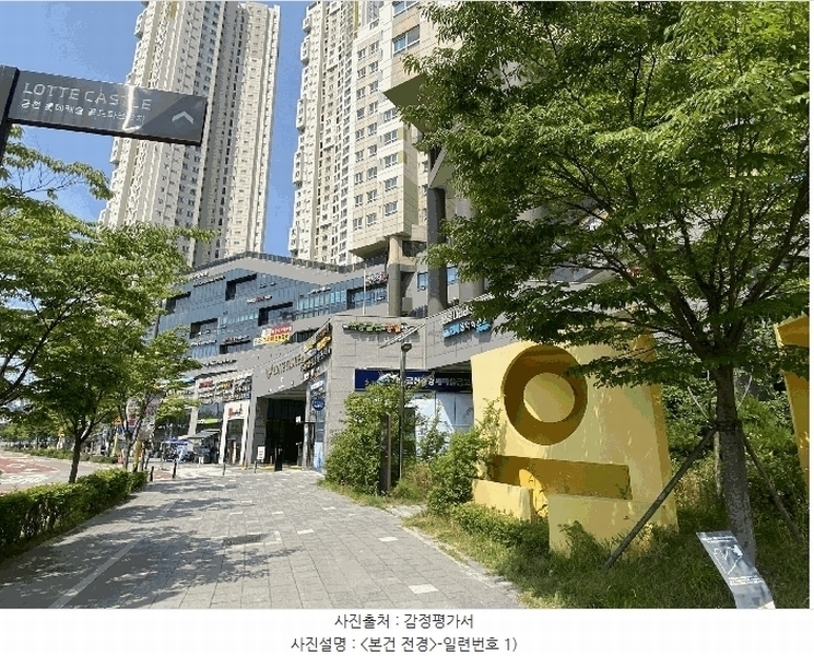 2025타경10087 서울특별시 금천구 벚꽃로 30, 금천롯데캐슬골드파크2차 207동 4층 407호 근린상가 경매 이미지