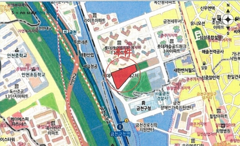 2025타경10087 서울특별시 금천구 벚꽃로 30, 금천롯데캐슬골드파크2차 207동 4층 407호 근린상가 경매 이미지