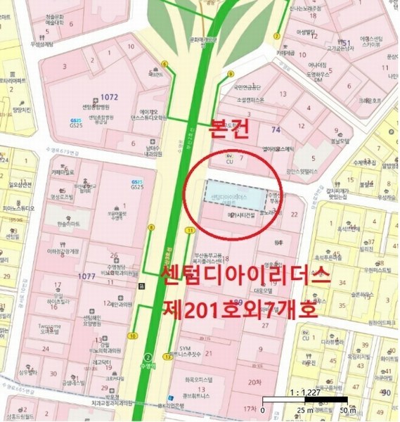 2024타경112099 부산광역시 수영구 수영로680번길 6, 센텀디아이리더스 3층 303호 오피스텔[계약10평형] 경매 이미지