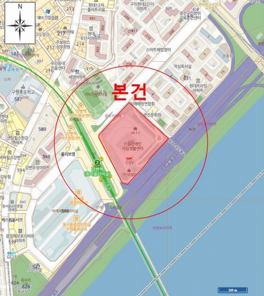 2025타경51645 서울특별시 광진구 광나루로56길 85, 테크노-마트21 8층 비042호 근린상가 경매 이미지
