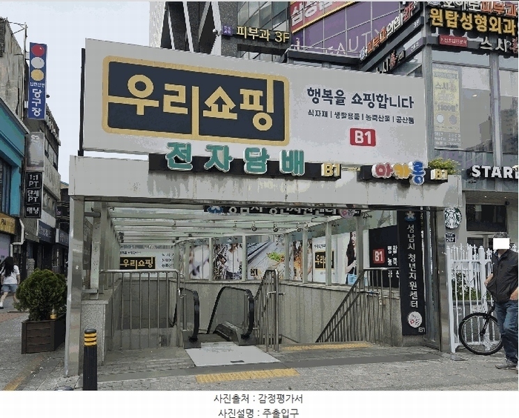 2025타경52088 경기도 성남시 수정구 산성대로 267, 신흥역시네마타워 지하1층 비1053호 근린상가 경매 이미지
