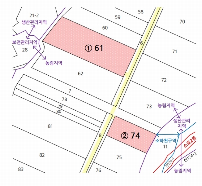 2025타경350 경상남도 의령군 낙서면 내제리 61 농지 경매 이미지