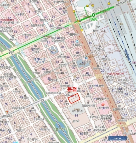 2025타경503168 대전광역시 동구 원동 60-4 근린상가 경매 이미지