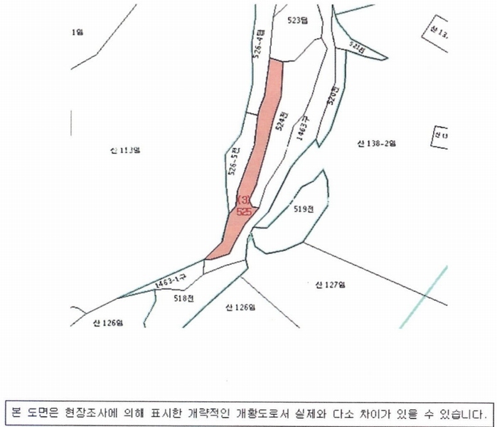 2025타경20985 경상남도 함안군 칠원읍 오곡리 525 농지 경매 이미지