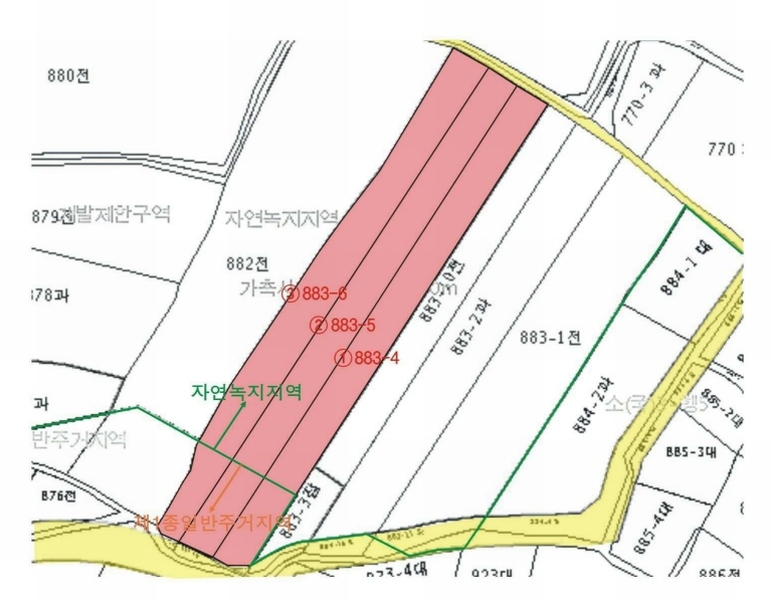 2025타경3477 대구광역시 달성군 가창면 행정리 883-5 과수원 경매 이미지