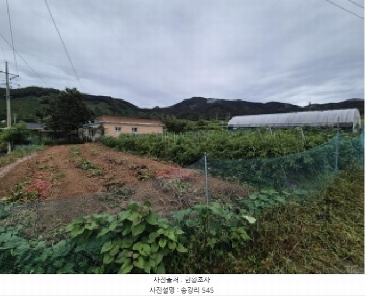 2025타경5863 전라남도 곡성군 겸면 송강리 545 농지 경매 이미지