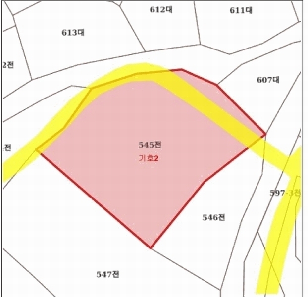 2025타경5863 전라남도 곡성군 겸면 송강리 545 농지 경매 이미지