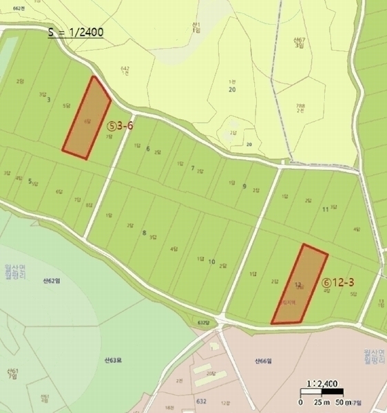 2025타경34073 전라남도 담양군 월산면 월평리 3-6 농지 경매 이미지