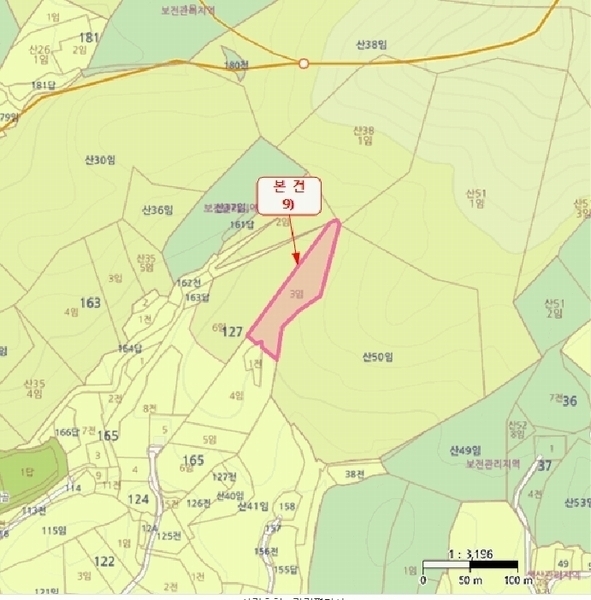 2022타경56591 충청남도 태안군 소원면 영전리 127-3 임야 경매 이미지