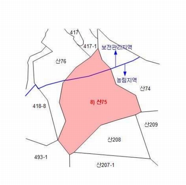 2022타경56591 충청남도 태안군 이원면 포지리 산75 임야 경매 이미지