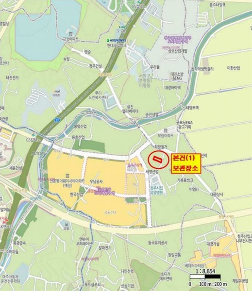 2025타경503340 충청북도 청주시 서원구 장성동 50-1, 신화보관소 포터Ⅱ윙바디 (PORTER II) 경매 이미지