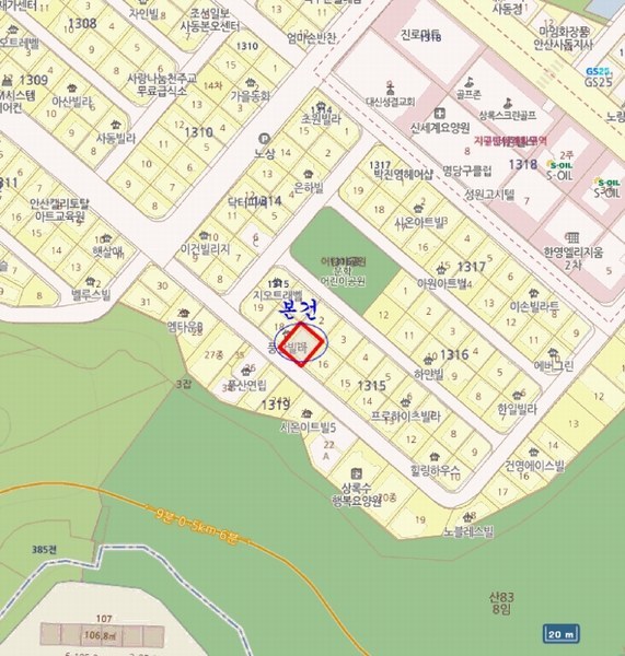 2025타경51987 경기도 안산시 상록구 사동 1315-17 다세대(빌라)[공급7평형] 경매 이미지