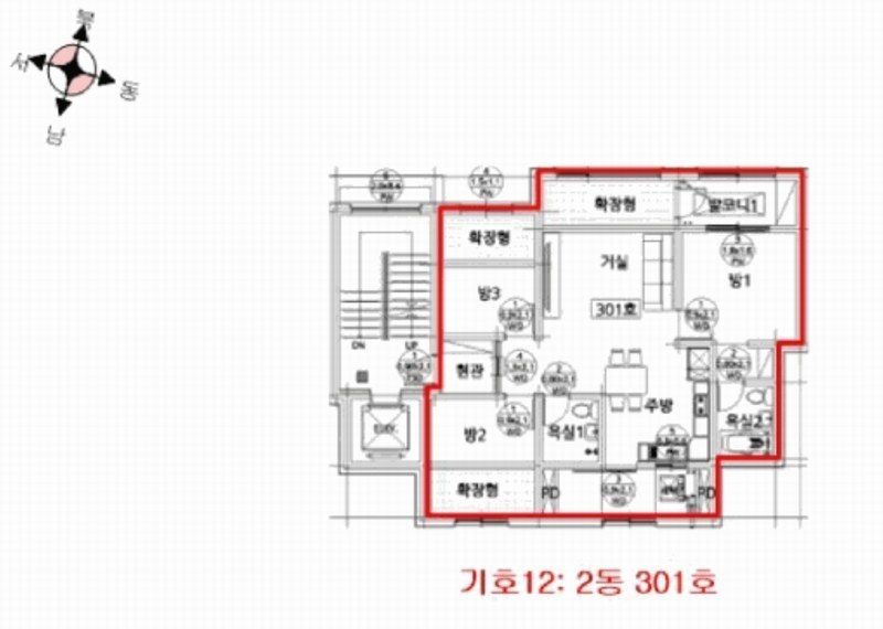 2022타경3511 경기도 양평군 고읍로 218, 대현시스타 2동 3층 301호 다세대(빌라) 경매 이미지