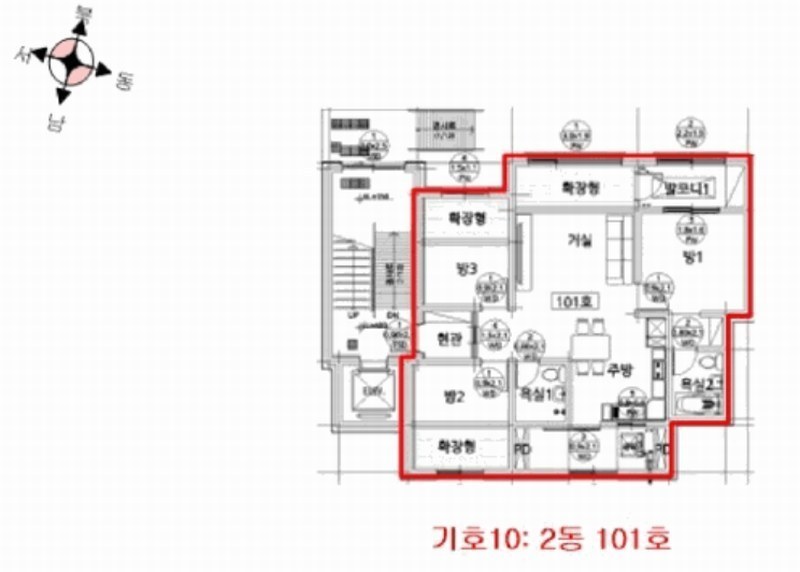 2022타경3511 경기도 양평군 고읍로 218, 대현시스타 2동 1층 101호 다세대(빌라) 경매 이미지