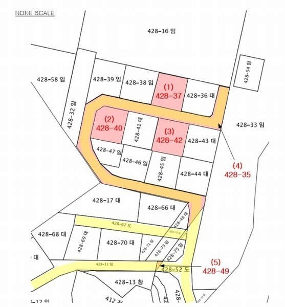 2023타경4634 경기도 양평군 용문면 다문리 428-40 임야 경매 이미지