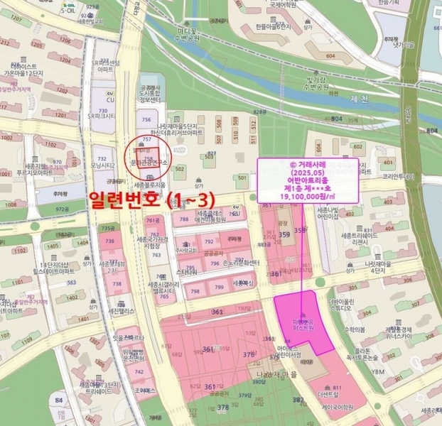 2025타경503741 세종특별자치시 나성동 758 근린상가 경매 이미지