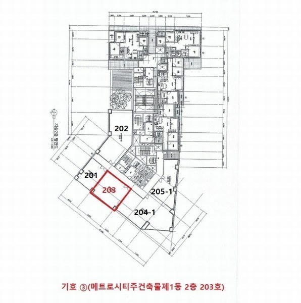 2024타경561186 인천광역시 중구 제물량로 24인천광역시 중구 제물○○○○, 메트로시티주건축물 1동 2층 203호메트로시○○ 근린상가 경매 이미지
