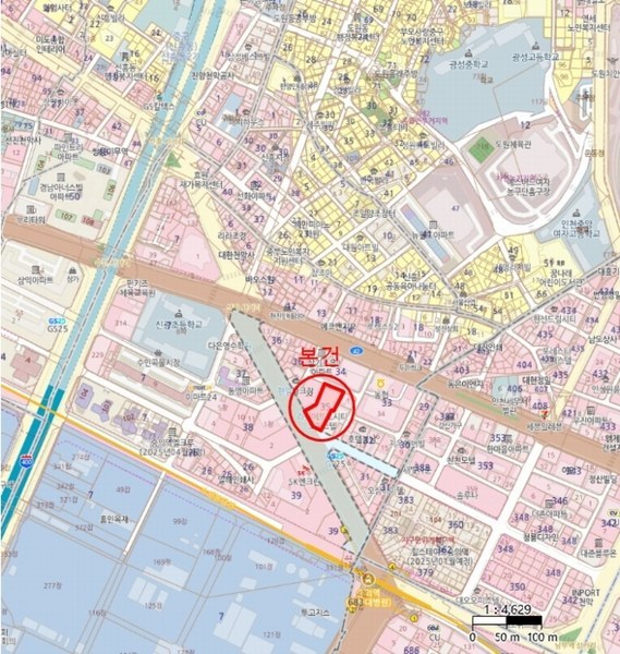 2024타경561186 인천광역시 중구 제물량로 24인천광역시 중구 제물○○○○, 메트로시티주건축물 1동 1층 106호메트로시○○ 근린상가 경매 이미지