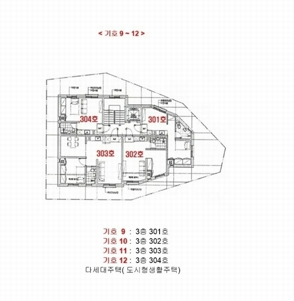 2024타경12773 경기도 오산시 양산로 330-21, 라인빌리지107 3층 303호 다세대(빌라) 경매 이미지