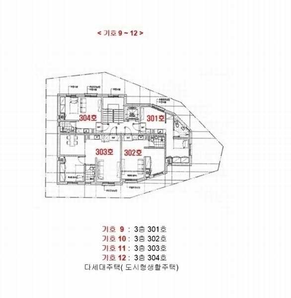 2024타경12773 경기도 오산시 양산로 330-21, 라인빌리지107 3층 302호 다세대(빌라) 경매 이미지