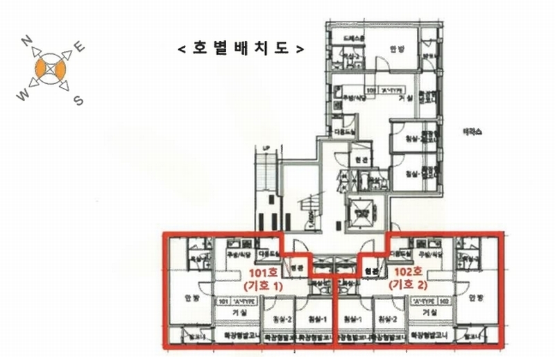 2025타경52570 경기도 용인시 기흥구 덕영대로 1879-2, 송명팰리채 에이동 1층 102호 다세대(빌라) 경매 이미지