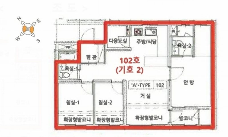 2025타경52570 경기도 용인시 기흥구 덕영대로 1879-2, 송명팰리채 에이동 1층 102호 다세대(빌라) 경매 이미지