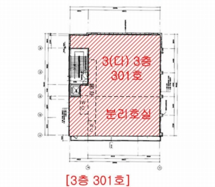 2025타경100 전북특별자치도 전주시 완산구 새터로 122-13, 대한빌딩 3층 301호 근린상가 경매 이미지