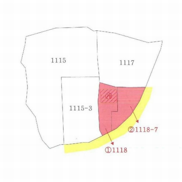 2025타경87 대구광역시 군위군 산성면 화본리 1118-7 농지 경매 이미지