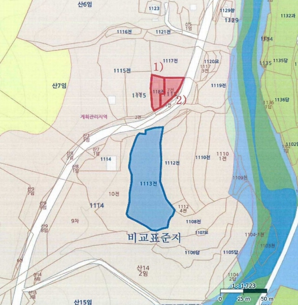 2025타경87 대구광역시 군위군 산성면 화본리 1118-7 농지 경매 이미지