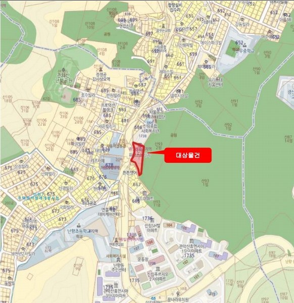 2025타경1352 서울특별시 관악구 난곡로 98, 파로스프라자 비동 지1층 비25호 근린상가 경매 이미지