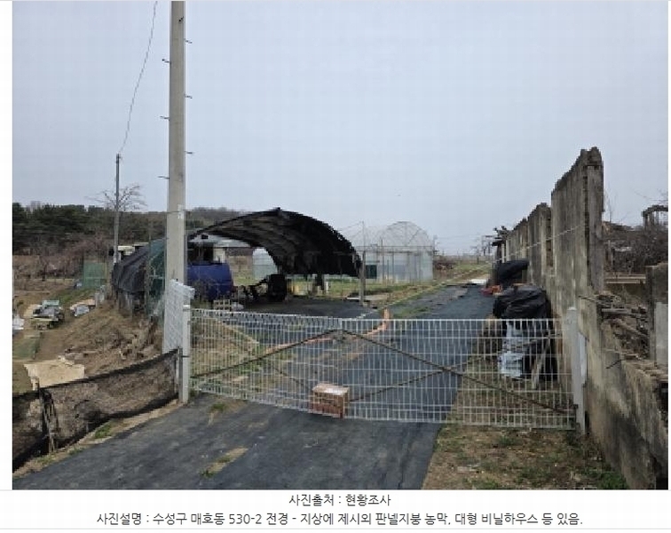 2025타경592 대구광역시 수성구 매호동 530-1 농지 경매 이미지