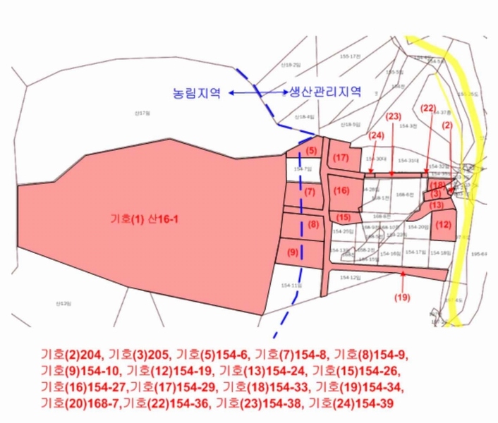 2025타경5259 충청북도 제천시 청풍면 연곡리 204 임야 경매 이미지