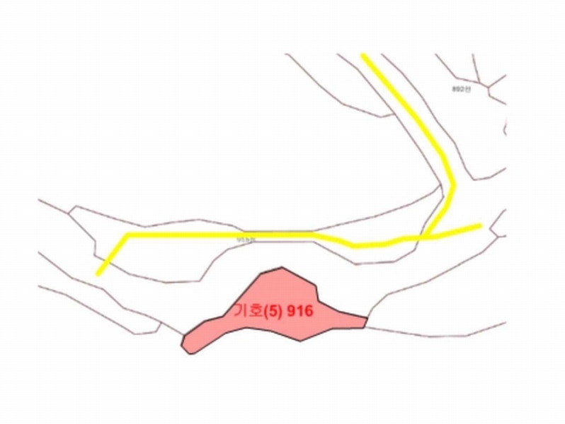 2025타경5417 충청북도 제천시 한수면 송계리 916 농지 경매 이미지
