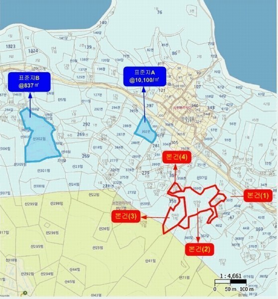 2025타경51932 전라남도 고흥군 남양면 월정리 358-1 농지 경매 이미지