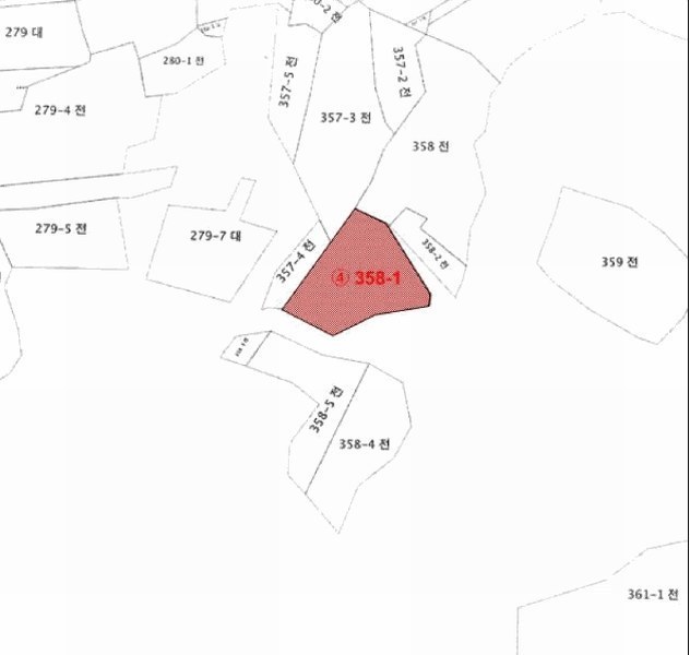 2025타경51932 전라남도 고흥군 남양면 월정리 358-1 농지 경매 이미지