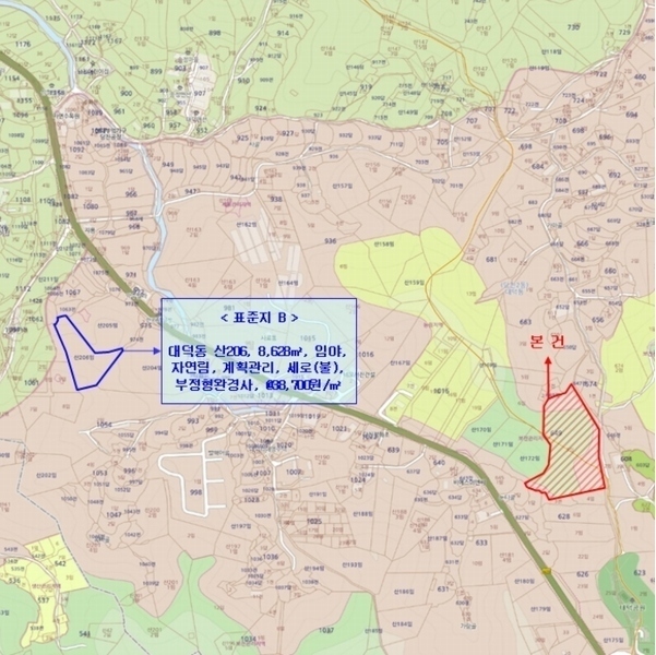 2025타경51357 충청남도 당진시 대덕동 649-3 임야 경매 이미지