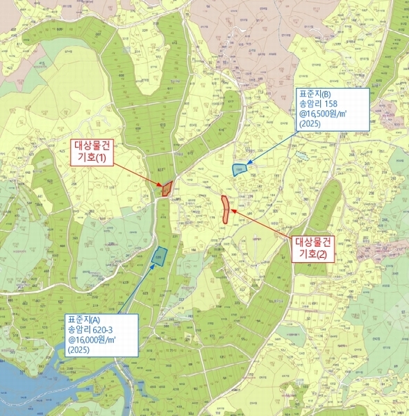 2025타경15958 충청남도 홍성군 금마면 송암리 176 농지 경매 이미지