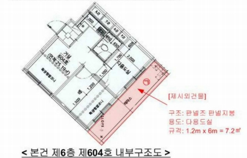 2025타경7554 서울특별시 강서구 까치산로 104, 성원프라우드 6층 604호 다세대(빌라)[공급9평형] 경매 이미지