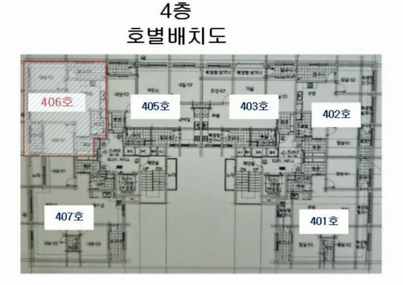 2025타경11931 경상남도 양산시 덕계12길 10, 덕계대일아이브1차주건축물 1동 4층 406호 오피스텔[계약36평형] 경매 이미지