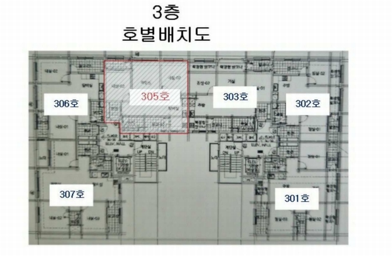 2025타경11931 경상남도 양산시 덕계12길 10, 덕계대일아이브1차주건축물 1동 3층 305호 오피스텔[계약37평형] 경매 이미지