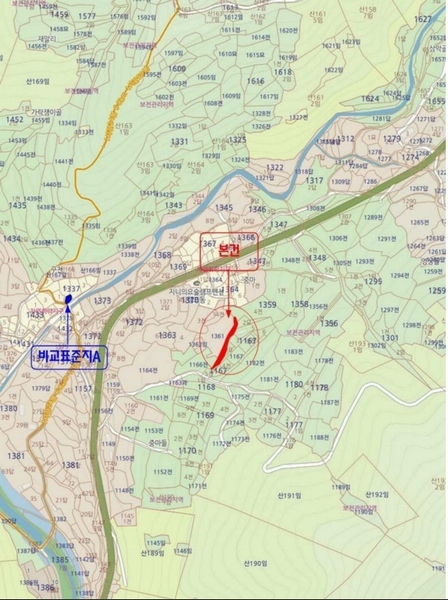 2024타경448 경상남도 밀양시 단장면 구천리 1363-4 대지 경매 이미지