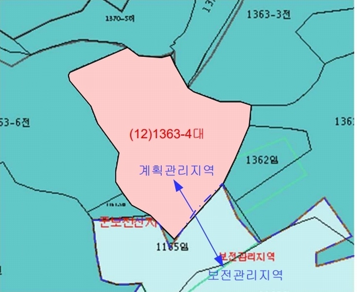 2024타경448 경상남도 밀양시 단장면 구천리 1363-4 대지 경매 이미지
