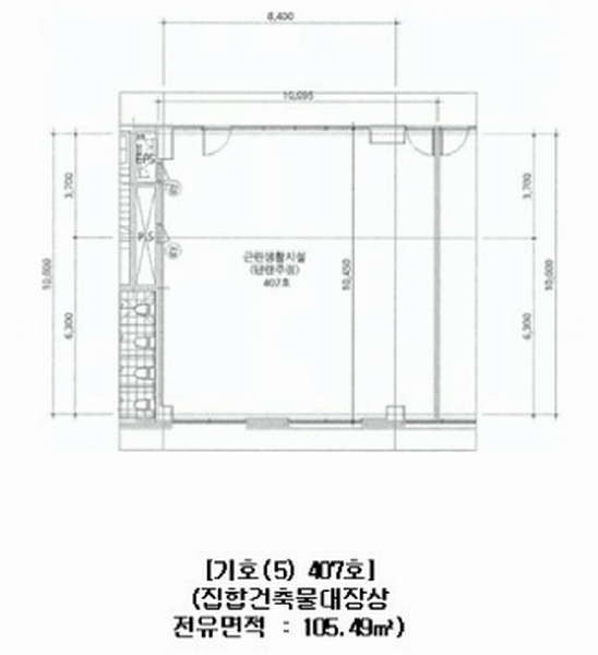 2025타경981 경기도 수원시 권선구 호매실로104번길 24-62, 우림스퀘어 4층 407호 근린상가 경매 이미지
