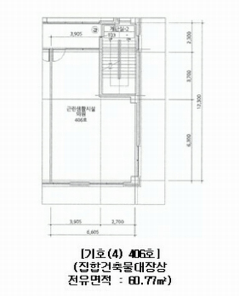 2025타경981 경기도 수원시 권선구 호매실로104번길 24-62, 우림스퀘어 4층 406호 근린상가 경매 이미지