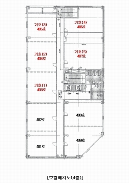 2025타경981 경기도 수원시 권선구 호매실로104번길 24-62, 우림스퀘어 4층 404호 근린상가 경매 이미지