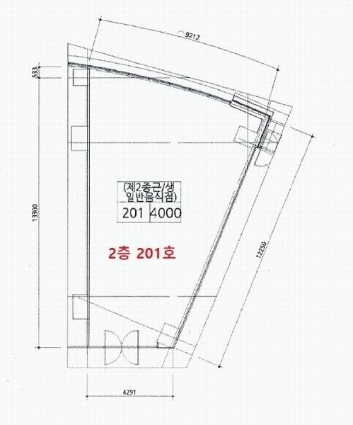 2025타경54892 경기도 수원시 권선구 금곡로196번길 92, 다인로얄팰리스호매실테라스4차 2층 201호 근린상가 경매 이미지