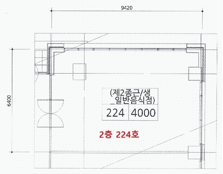2025타경54892 경기도 수원시 권선구 금곡로196번길 92, 다인로얄팰리스호매실테라스4차 2층 224호 근린상가 경매 이미지