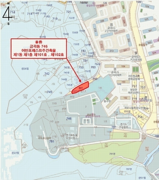 2025타경55293 경기도 수원시 권선구 금곡로31번길 35-15, 어반포레스트주건축물 1동 1층 102호 근린상가 경매 이미지