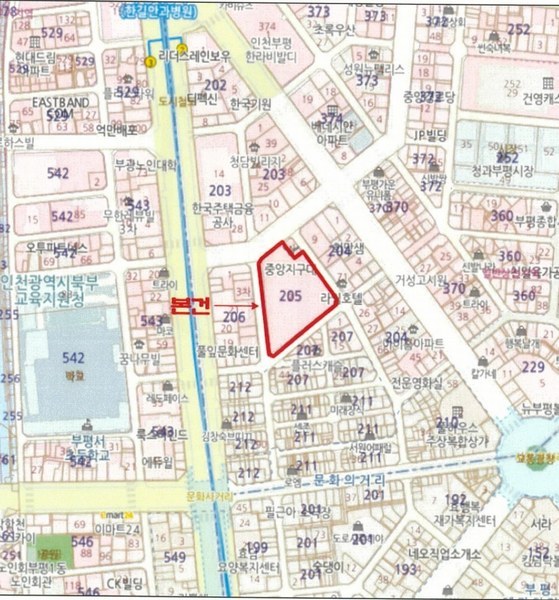 2025타경511638 인천광역시 부평구 부평동 205-2 근린상가 경매 이미지